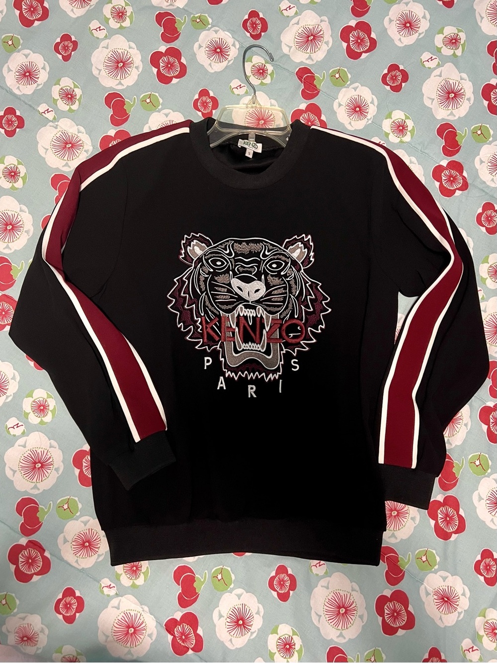 Kenzo Black Logo Tiger Sweater size S